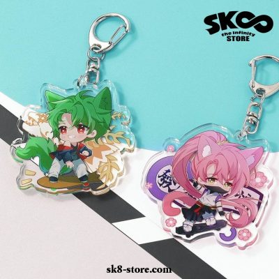 Hot Sk8 The Infinity Pendant Keychains High Quality