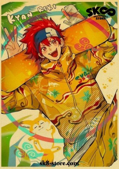Sk8 Reki Kraft Paper Poster Fan Design